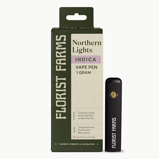 Florist Farms - Northern Lights | Rechargeable Vape | 1 g - 1