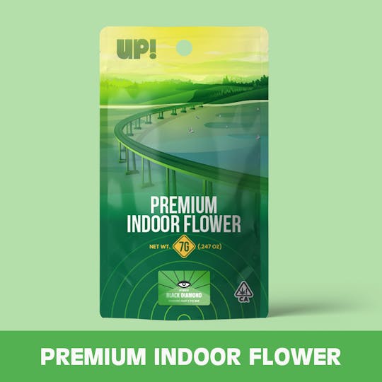 UP! - Black Diamond (Hybrid) Indoor Flower 7G - 1