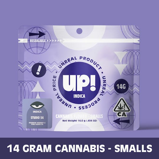 UP! - Studio 54 (Indica) Cannabis Smalls 14g - 1