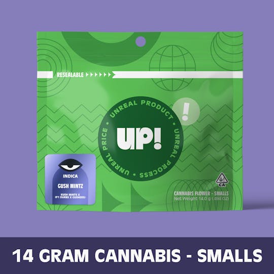 UP! - Gush Mintz (Indica) Premium Smalls Flower 14g - 1