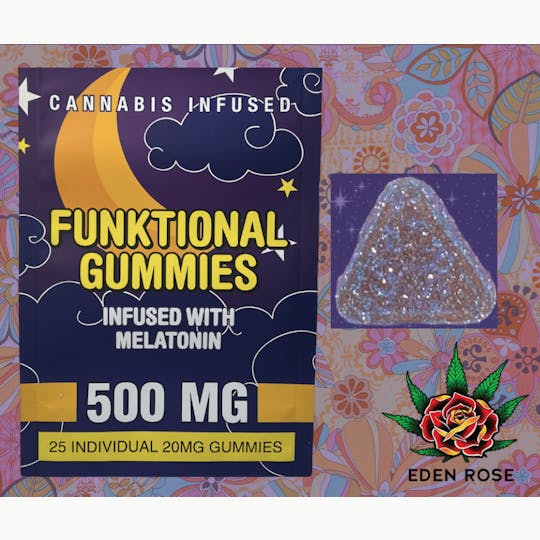 Eden Rose Processing - 500MG Funktional Gummies - Melatonin - 1