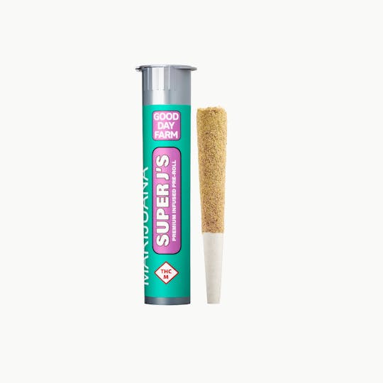 GOOD DAY FARM - GDF: Infused Pre-Roll | Shortbread x Banana OG | Super J's | 1g - 1