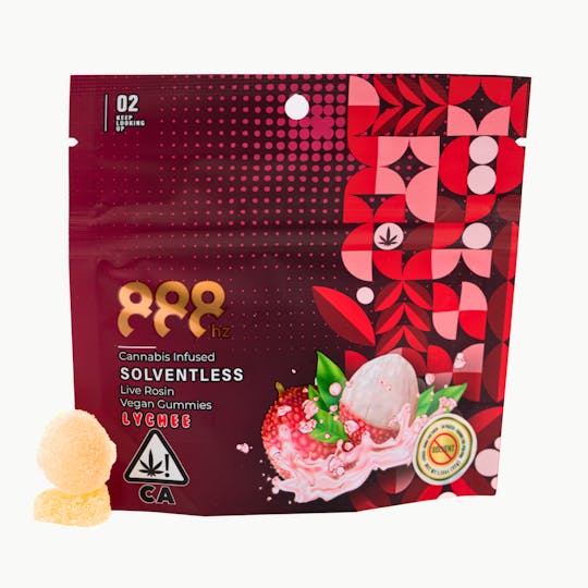 888hz - 888hz Lychee Solventless Gummies - 1
