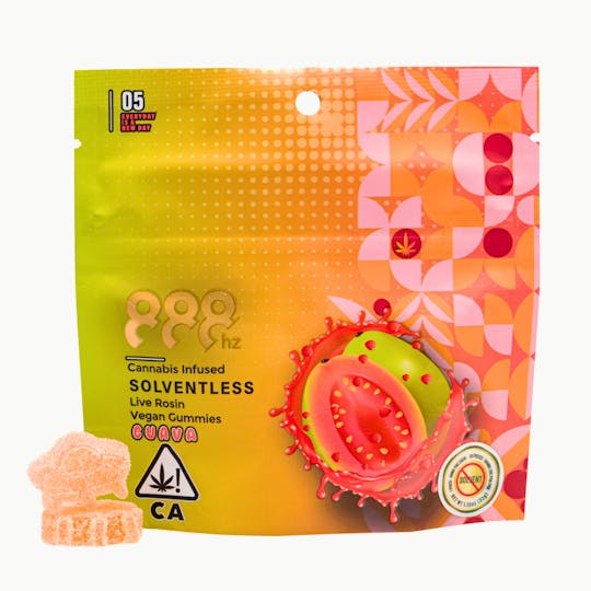 888hz - 888hz Live Rosin Guava Gummies - 1