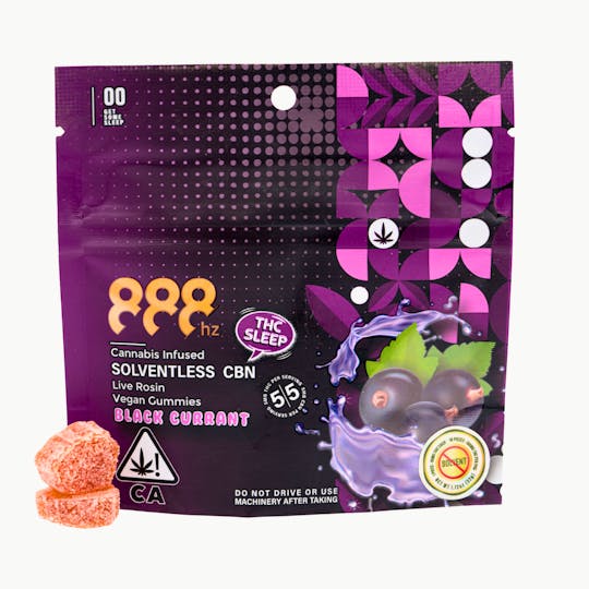 888hz - 888hz Live Rosin Black Currant Gummies - 1