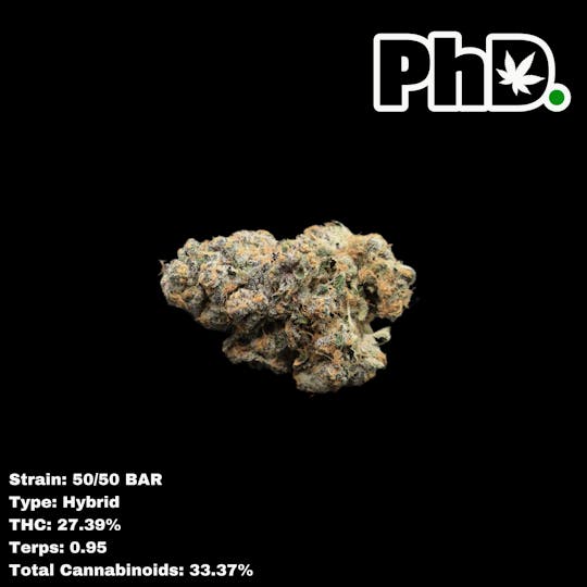 Pharmicated - PhD Indoor Flower - 50/50 BAR - 1