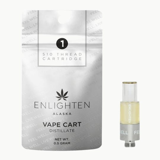 Enlighten - Banana Runtz Distillate Cartridge - 1g - 1