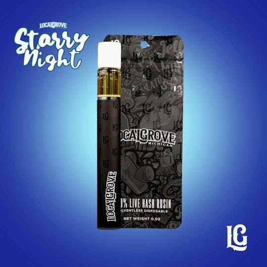 Localgrove - Local Grove Live Hash Rosin Disposable | Starry Night | 0.5G - 1