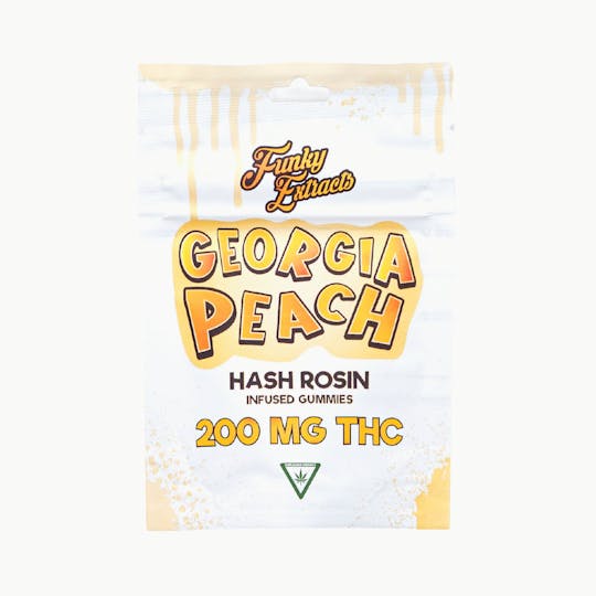 Funky Extracts - Funky Extracts Gummies - Hash Rosin - Georgia Peach (200mg) - 1