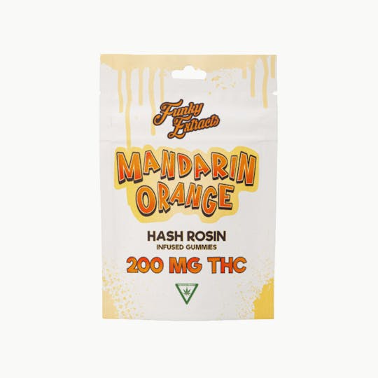 Funky Extracts - Funky Extracts Gummies - Hash Rosin - Mandarin Orange (200mg) - 1