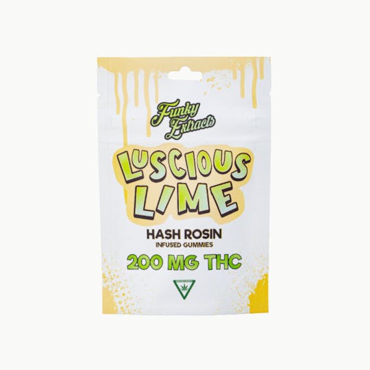 Funky Extracts - Funky Extracts Gummies - Hash Rosin - Luscious Lime (200mg) - 1