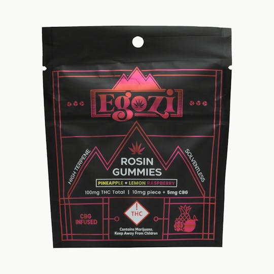 Egozi - 100MG Live Rosin Gummies + CBG - 1