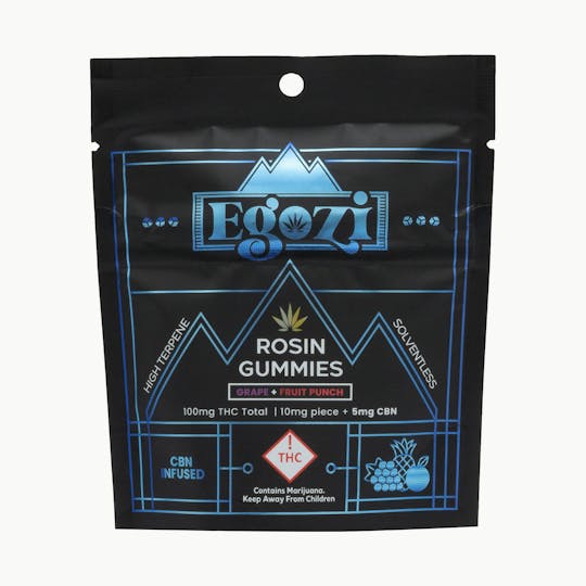 Egozi - 100MG Live Rosin Gummies + CBN - 1