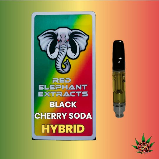 Eden Rose Processing - Red Elephant Cart 1g - Black Cherry Soda (Hybrid) - 1