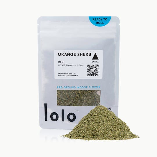lolo - Orange Sherb | Indoor Ready To Roll | 21g - 1