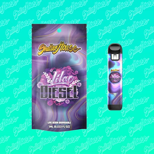 Shatter House - SHATTER HOUSE | Lilac Diesel 1g Live Resin Disposable - 1