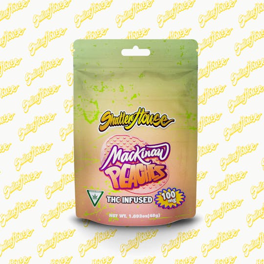 Shatter House - SHATTER HOUSE | Mackinac Peaches 100mg Gummy - 1