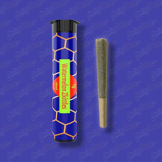Shatter House - SHATTER HOUSE | Watermelon Zkittles 1g Infused Preroll - 1