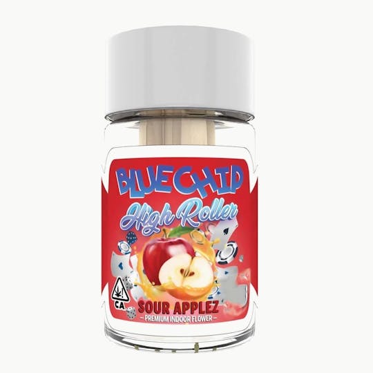 Purple Lotus - BLUE CHIP HIGH ROLLERS - SOUR APPLEZ 5PK - 1