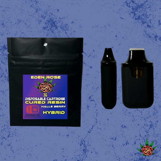 Eden Rose Processing - Eden Rose Cured Resin Disposable 3g - Halle Berry (Indica) - 1