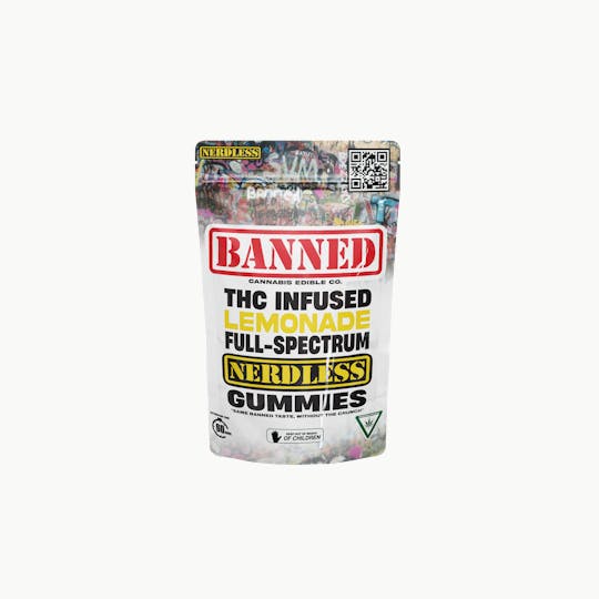 Banned Edible Co - LEMONADE NERDLESS GUMMIES 200MG | 4 PACK - 1