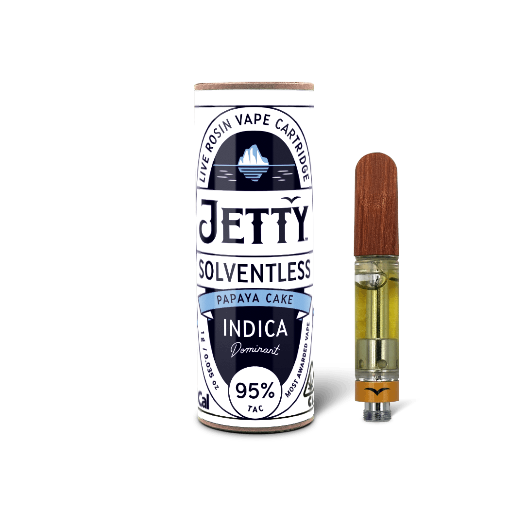 Papaya Cake OCal Solventless Cartridge 1g Jetty Extracts