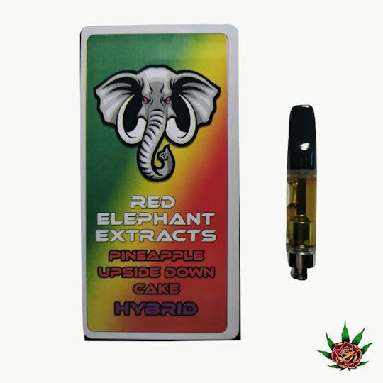 Eden Rose Processing - Red Elephant Cart 1g - Pineapple Upside Down Cake (Hybrid) - 1