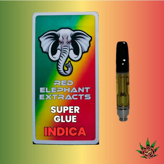 Eden Rose Processing - Red Elephant Cart 1g - Super glue (Indica) SALE** $8 - 1