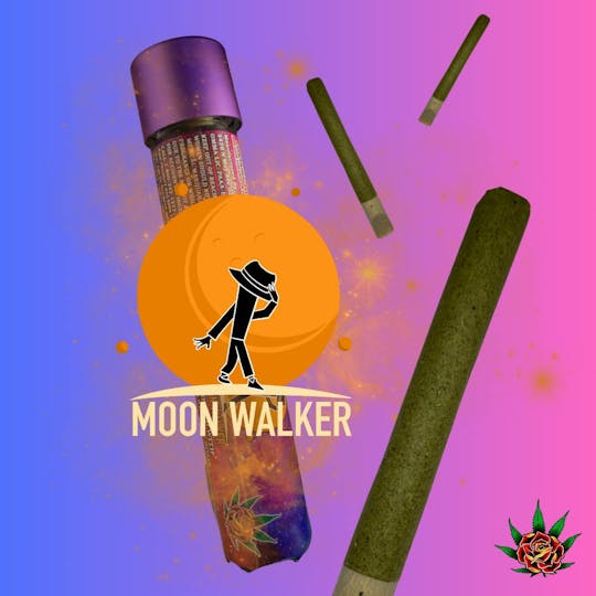 Eden Rose Processing - Eden Rose Mega Moonwalker Bubble Hash Infused Pre-roll - 2.5g - 1