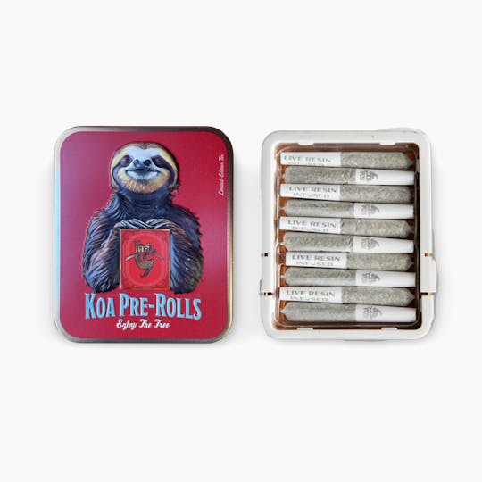 dompen™ & Koa - Koa Live-Resin Infused Pre-Rolls 3.5g (10pk) - Cherry Breeze - 1