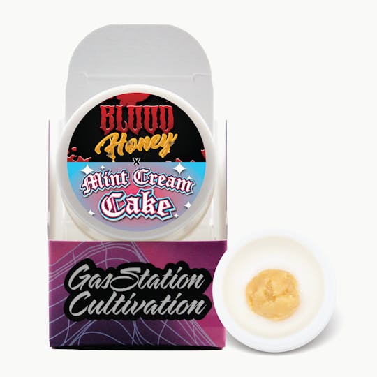 Gas Station Cultivation - Blood Honey x Mint Cream Cake Cured Resin Badder 1G (KAI Cannabis Collab) - 1