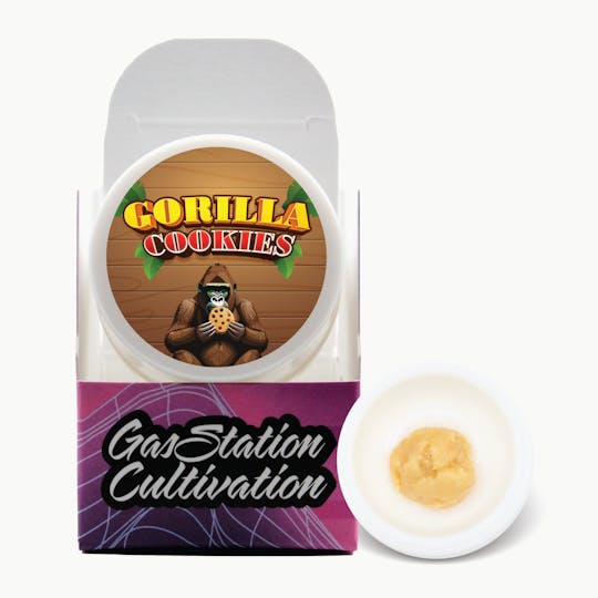 Gas Station Cultivation - Gorilla Cookies Cured Resin Badder 1G - 1