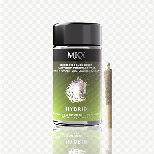 MKX Oil Co - MKX - .5g 5-Pack Bubble Hash Pre-Rolls - Mac 1 - Hybrid - 1