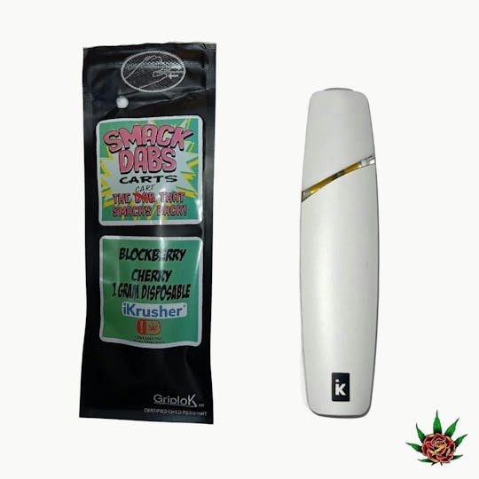 Eden Rose Processing - Smack Dabs Disposable Cart 1g -Blockberry Cherry (Indica) - 1