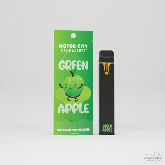 Motor City Cannabites - Green Apple Disposable 1g - 1