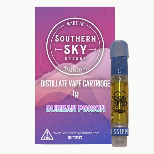 Southern Sky Brands - Durban Poison Vape Cart - 1g - 1