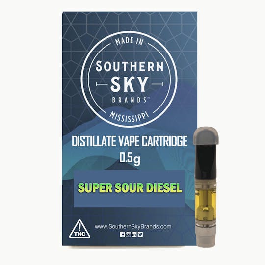 Southern Sky Brands - Super Sour Diesel THC Vape - 0.5g - 1