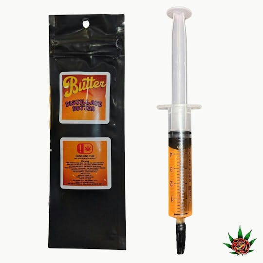 Eden Rose Processing - Eden Rose Distillate Butter Syringe 25mg - 1