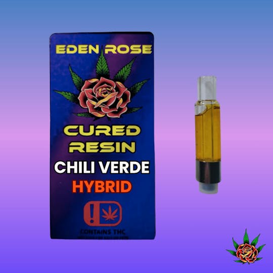 Eden Rose Processing - Eden Rose Cured Resin Cart 1g - Chili Verde (Hybrid) - 1