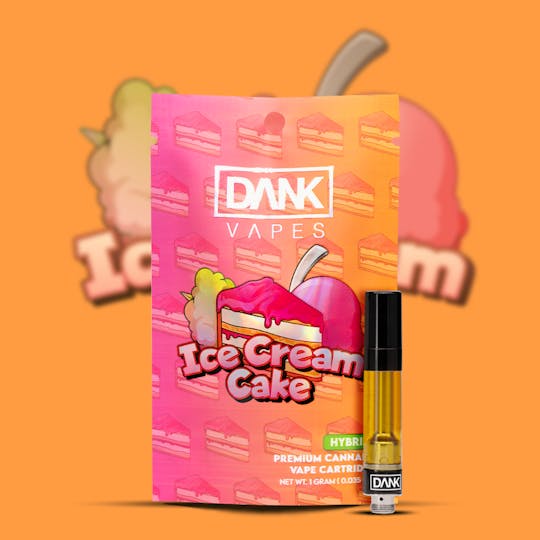 DANK - ICE CREAM CAKE - 1G PREMIUM VAPE CARTRIDGE - 1