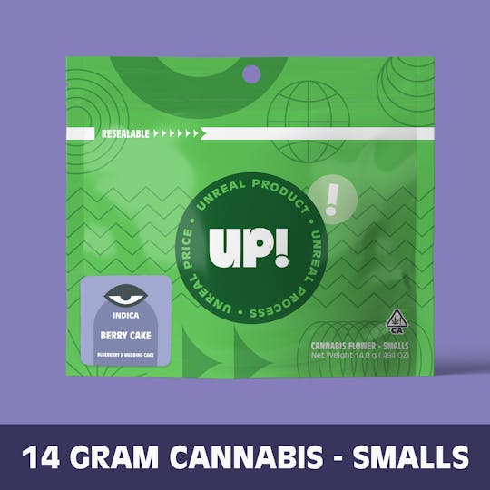 UP! - Super Runtz (Indica) Berry Cake Premium Smalls Flower 14g - 1