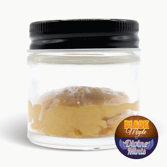 Gas Station Cultivation - Black Maple x Divine Mints Cured Resin Badder 14G (Peachy Collab) - 1