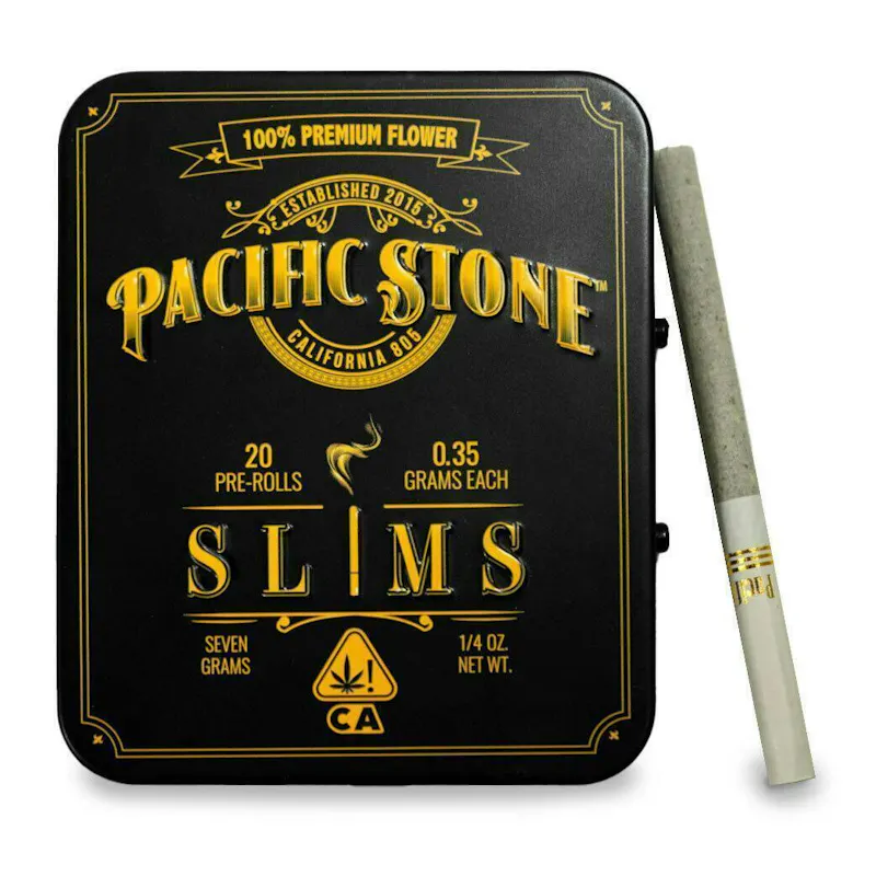 Pacific Stone Slims Indica Blend Minis 0.35g each 20pk pre-roll