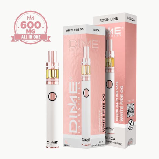 Dime Industries - White Fire OG Rosin Line 600mg All in One Device - 1