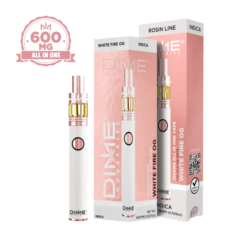 Dime Industries White Fire OG Rosin Line 600MG All In One Device