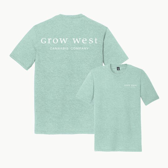 Grow West Cannabis Company - Grow West | T-Shirt | Dusty Sage | 2XL - 1