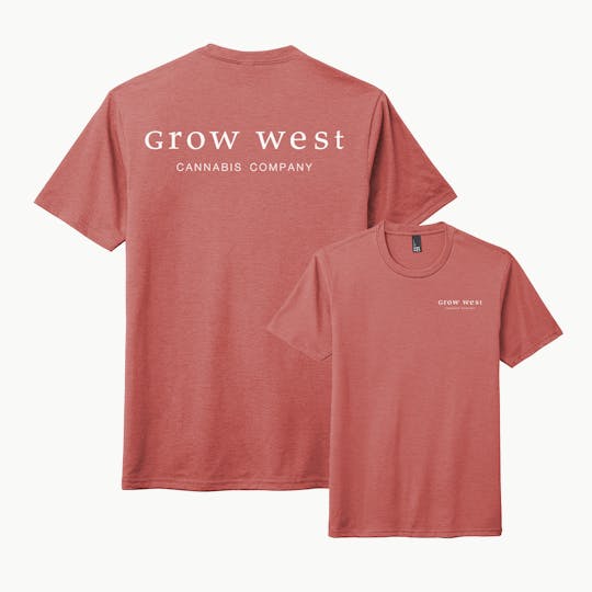 Grow West Cannabis Company - Grow West | T-Shirt | Blush Frost | Medium - 1