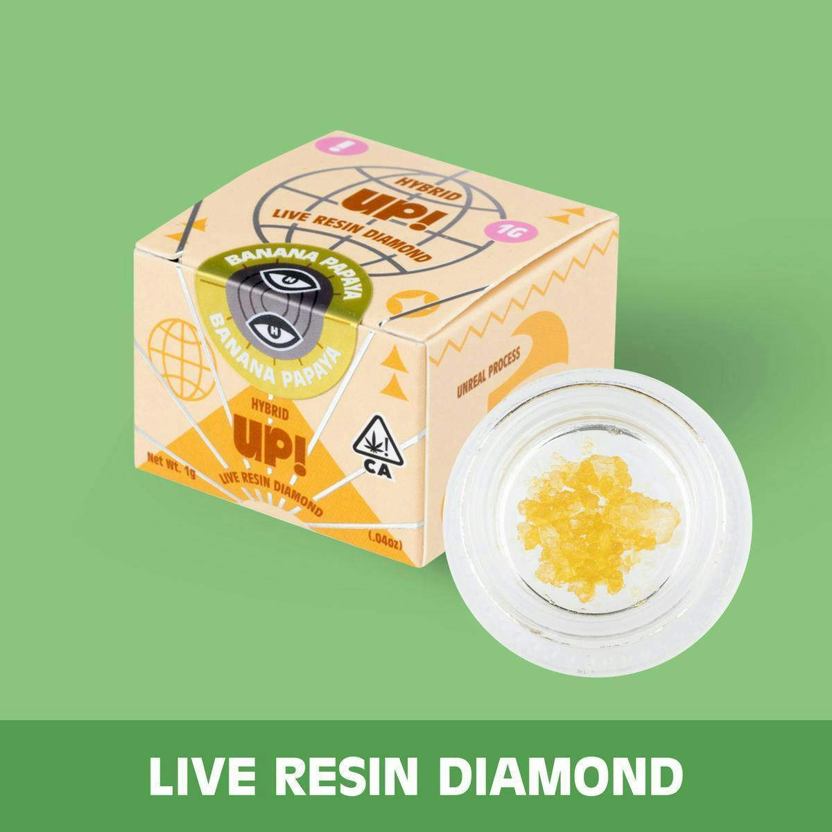 UP! - Banana Papaya (Hybrid) Diamonds 1g - 1