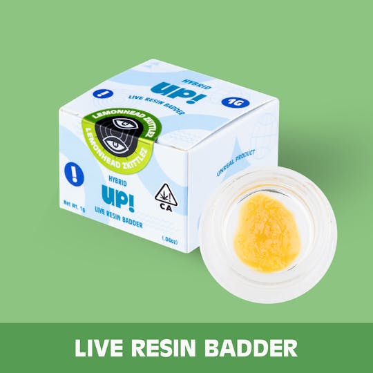 UP! - Lemonhead Zkittlez (Hybrid) Live Resin Badder 1g - 1