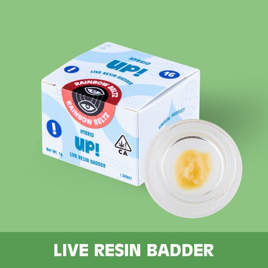 UP! - Rainbow Beltz (Hybrid) Live Resin Badder 1g - 1